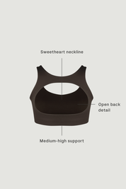 Circle Back Bra 2.0 in Espresso