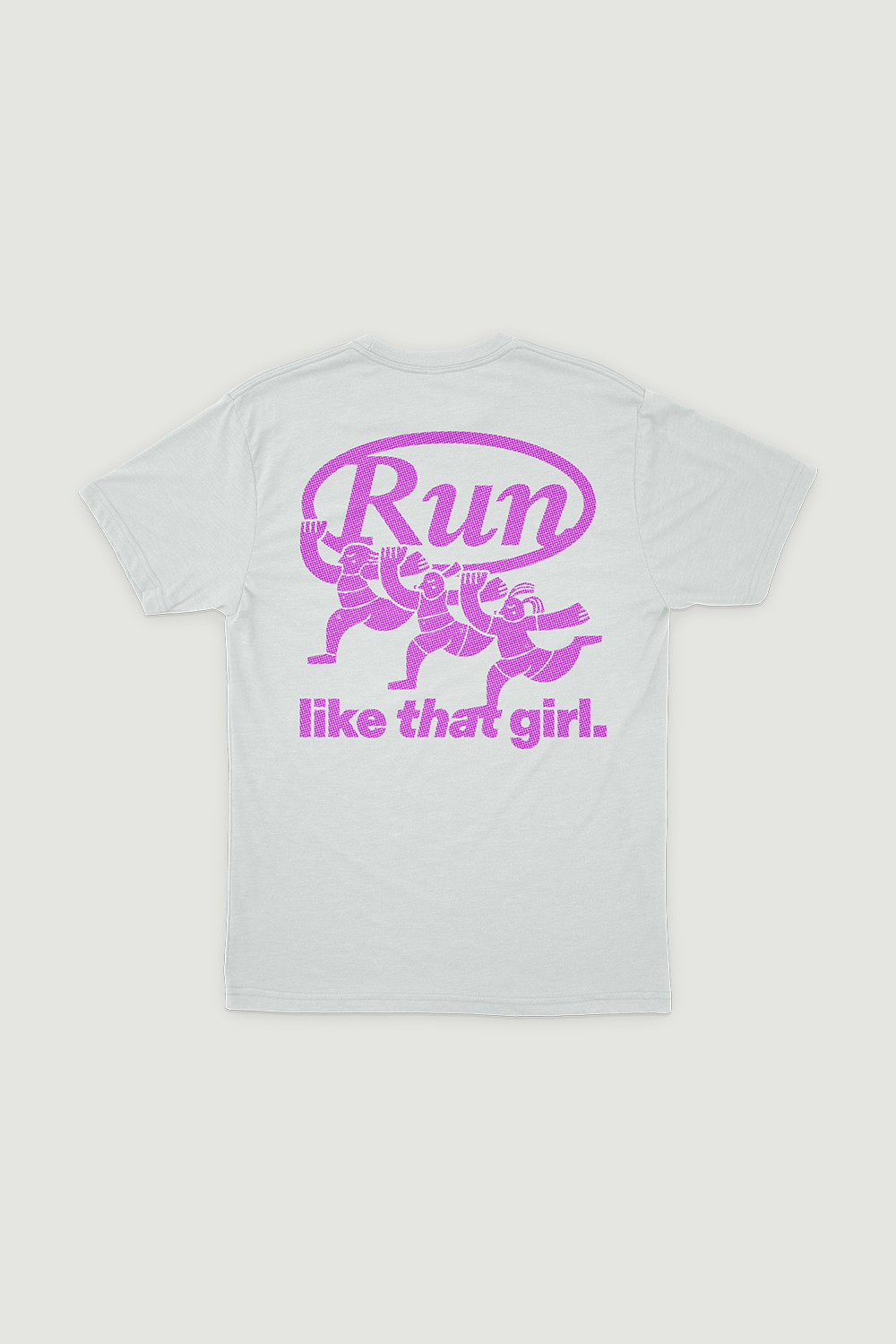 [PRE-ORDER] Graphic Oversized Tee in Slate (Run Like That Girl)