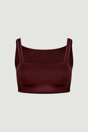 Reversible Boat Neck Bra in Dark Cherry