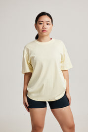 Graphic Oversized Tee in Sunshine (Run Like That Girl)