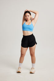 Pace Yourself Shorts in Black Sesame