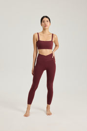 Reversible Boat Neck Bra in Dark Cherry