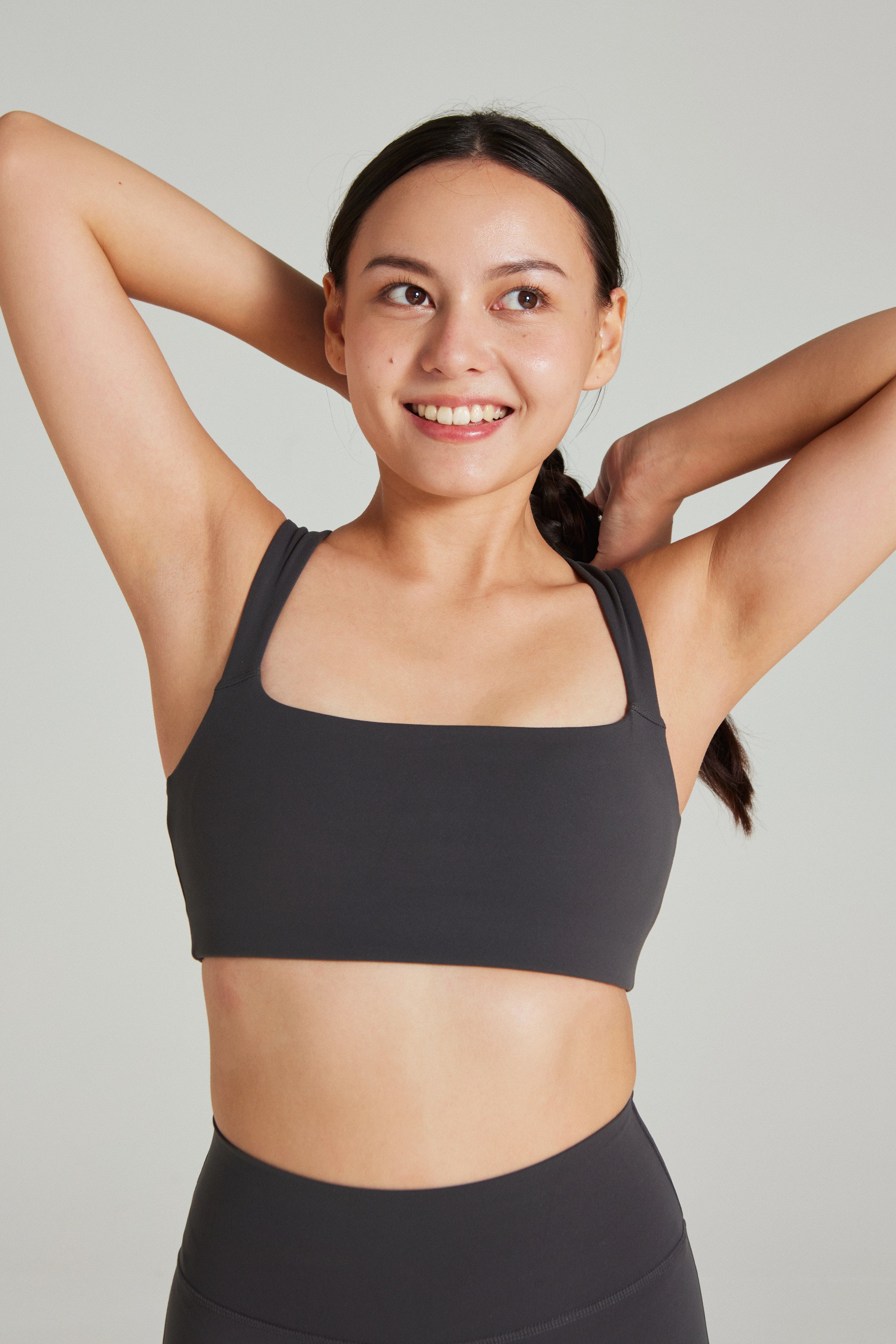 Square Neck Bra in Stepper