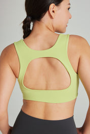 Square Neck Bra in Zest