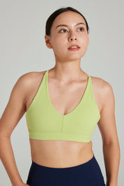 V Plunge Bra Bra 2.0 in Zest