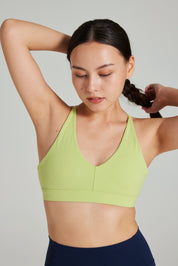 V Plunge Bra Bra 2.0 in Zest